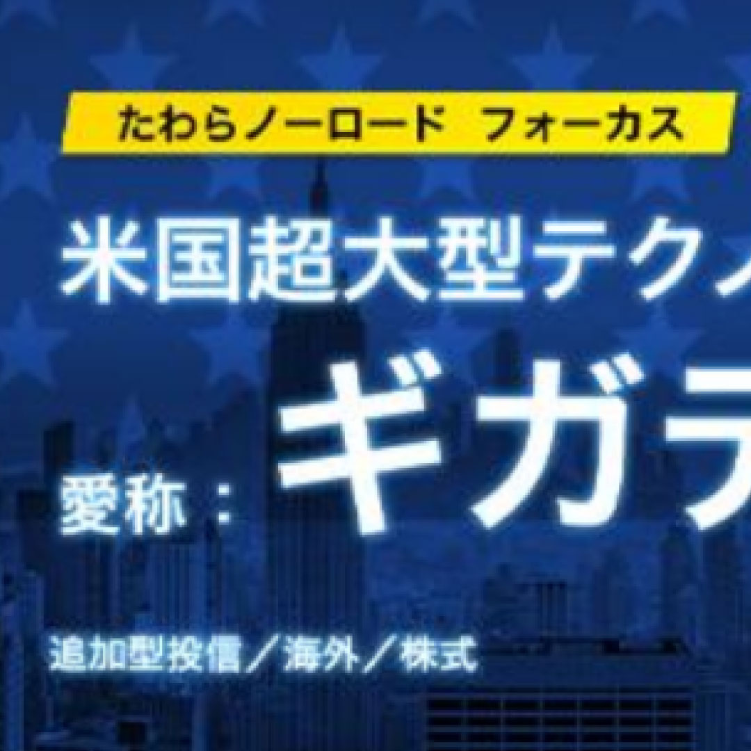 「たわらノーロード　フォーカス　米国超大型テクノロジー７」を新規設定＝アセットマネジメントＯｎｅ