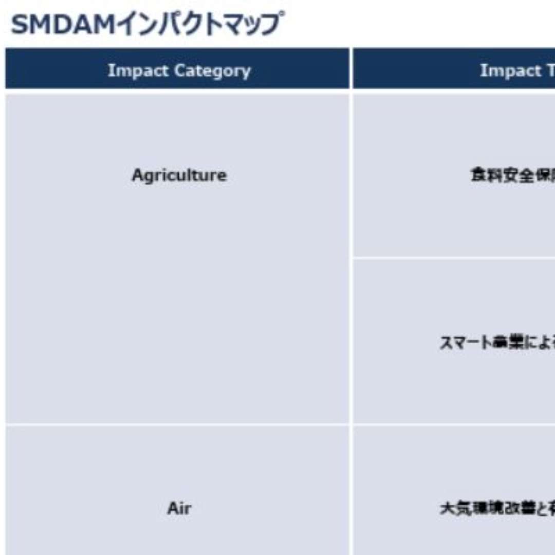 社会課題の分析ツール「SMDAMインパクトマップ」を開発・公開＝インパクト投資に使用、日本に即したマップは初めて－三井住友DSアセットマネジメント