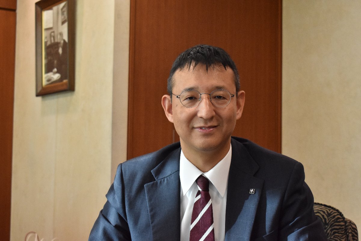 中原証券の中原正博社長＝１０月１７日、東京都中央区